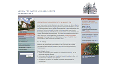 Desktop Screenshot of kulturverein-wannsee.de